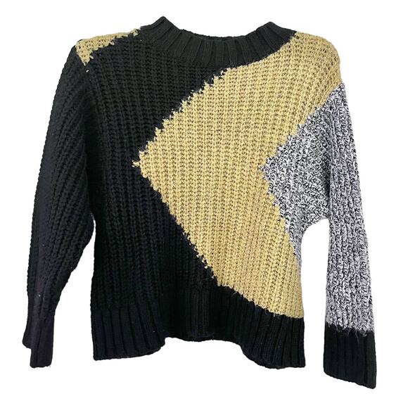 TOPSHOP Chunky Abstract Sweater - Picture 3 of 9